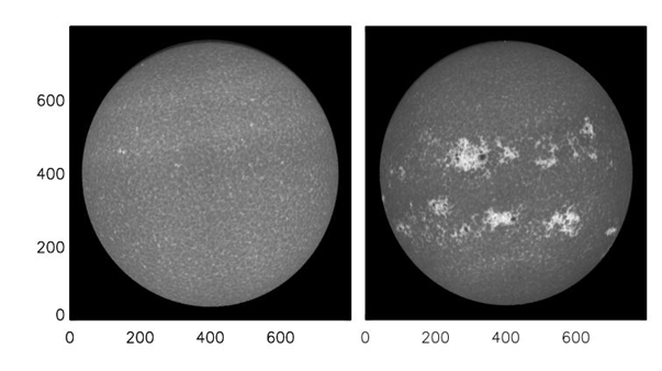 Sun surface tracks